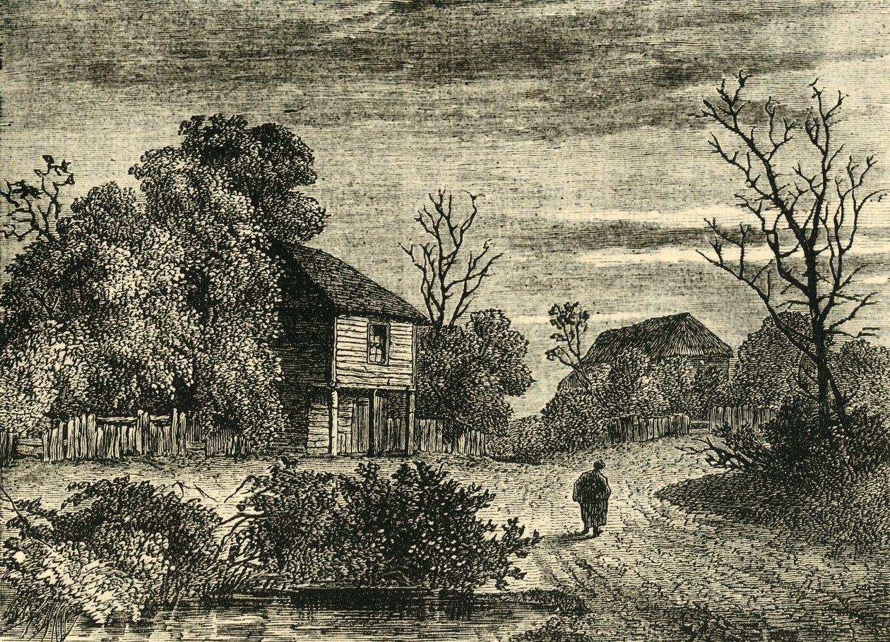 मार्गरेट फिंच कॉटेज, 1808 में नॉरवुड, सी 1878। द्वारा अज्ञात