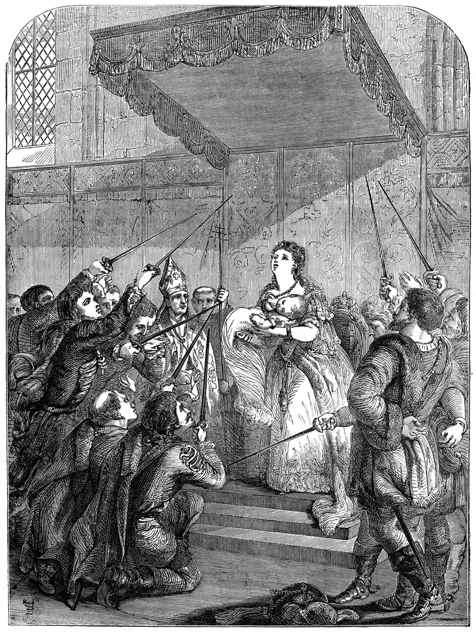 1817-1780 में ऑस्ट्रिया के मारिया थेरेसा मेगीयर डाइट के लिए अपील करते हुए, 18 वीं शताब्दी 19 वीं शताब्दी द्वारा अज्ञात