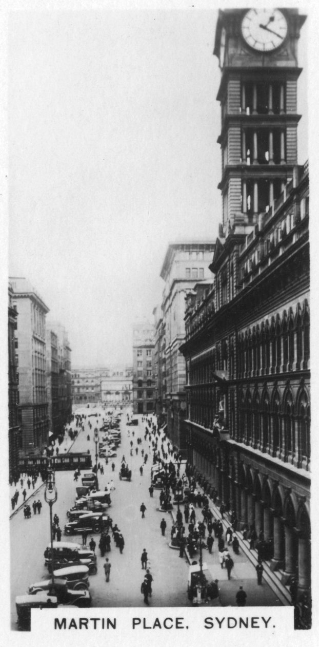 मार्टिन प्लेस, सिडनी, 1928 द्वारा अज्ञात