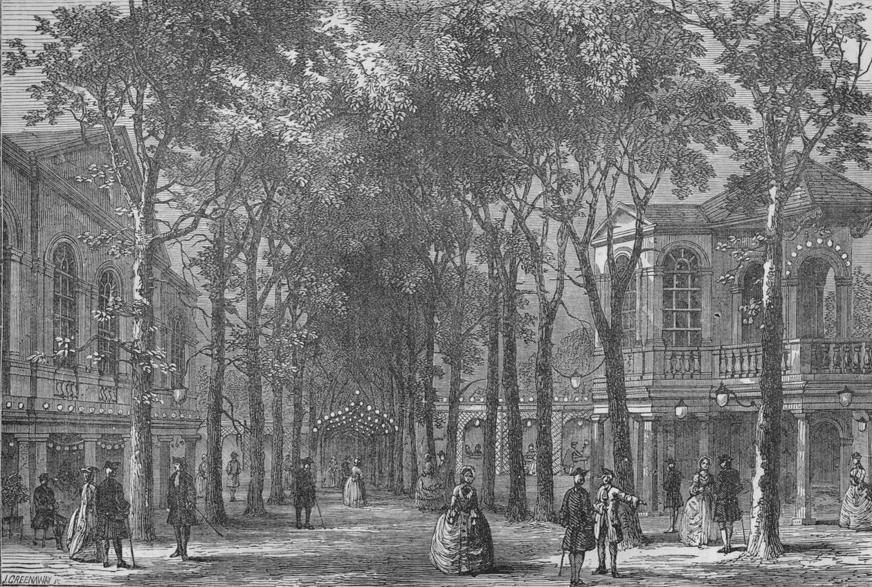 मैरीलेबोन गार्डन, वेस्टमिंस्टर, लंदन, 1870 1878 द्वारा अज्ञात