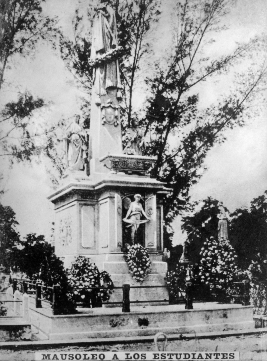 1890, 1902 के अंत में मेडिकल छात्रों के लिए समाधि द्वारा अज्ञात