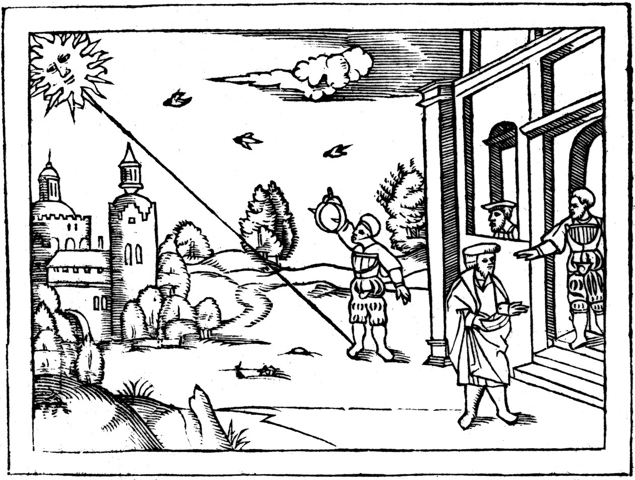 सूर्य की ऊँचाई को मापने, 1539 द्वारा अज्ञात