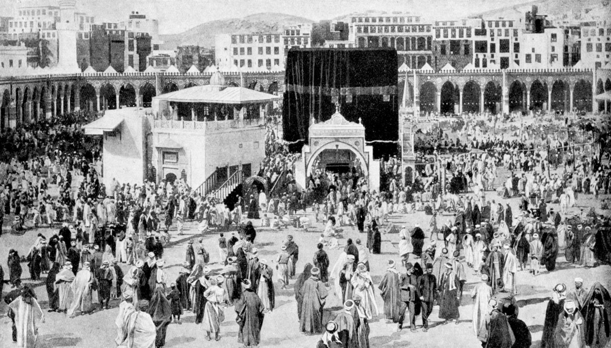 मक्का मस्जिद, मक्का, सऊदी अरब, 1922 द्वारा अज्ञात