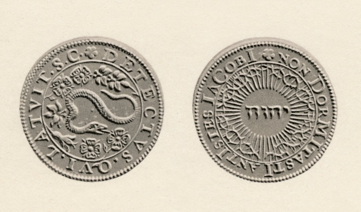 गनपाउडर प्लॉट, 1605, 1904 की खोज के लिए पदक द्वारा अज्ञात