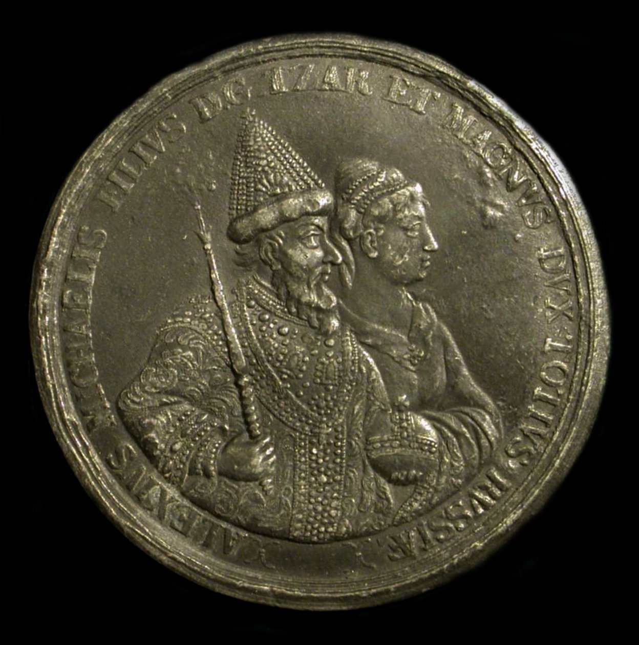 1775 के पीटर द ग्रेट के जन्म का जश्न मनाने के लिए रूस के मेडल ज़ार एलेक्सिस I द्वारा अज्ञात