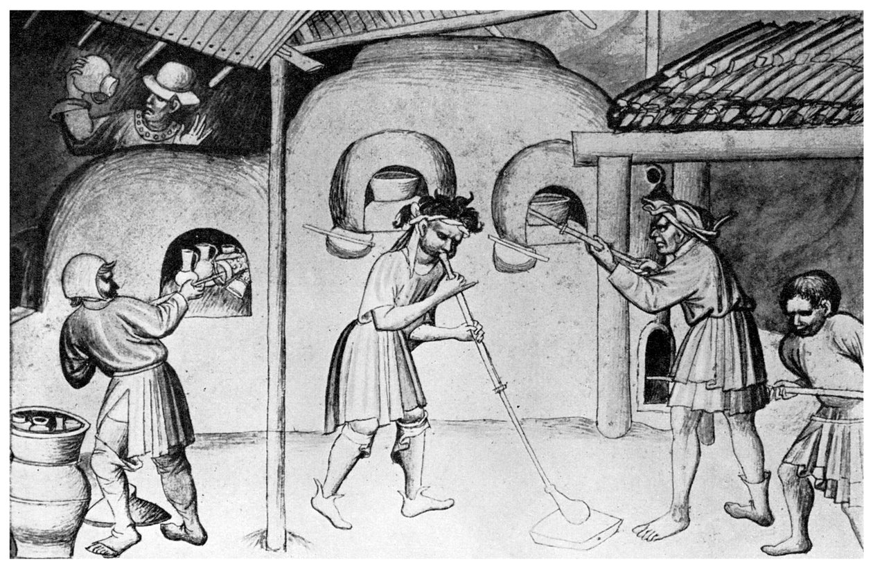 मध्यकालीन ग्लासवर्क, c1300 1956 द्वारा अज्ञात