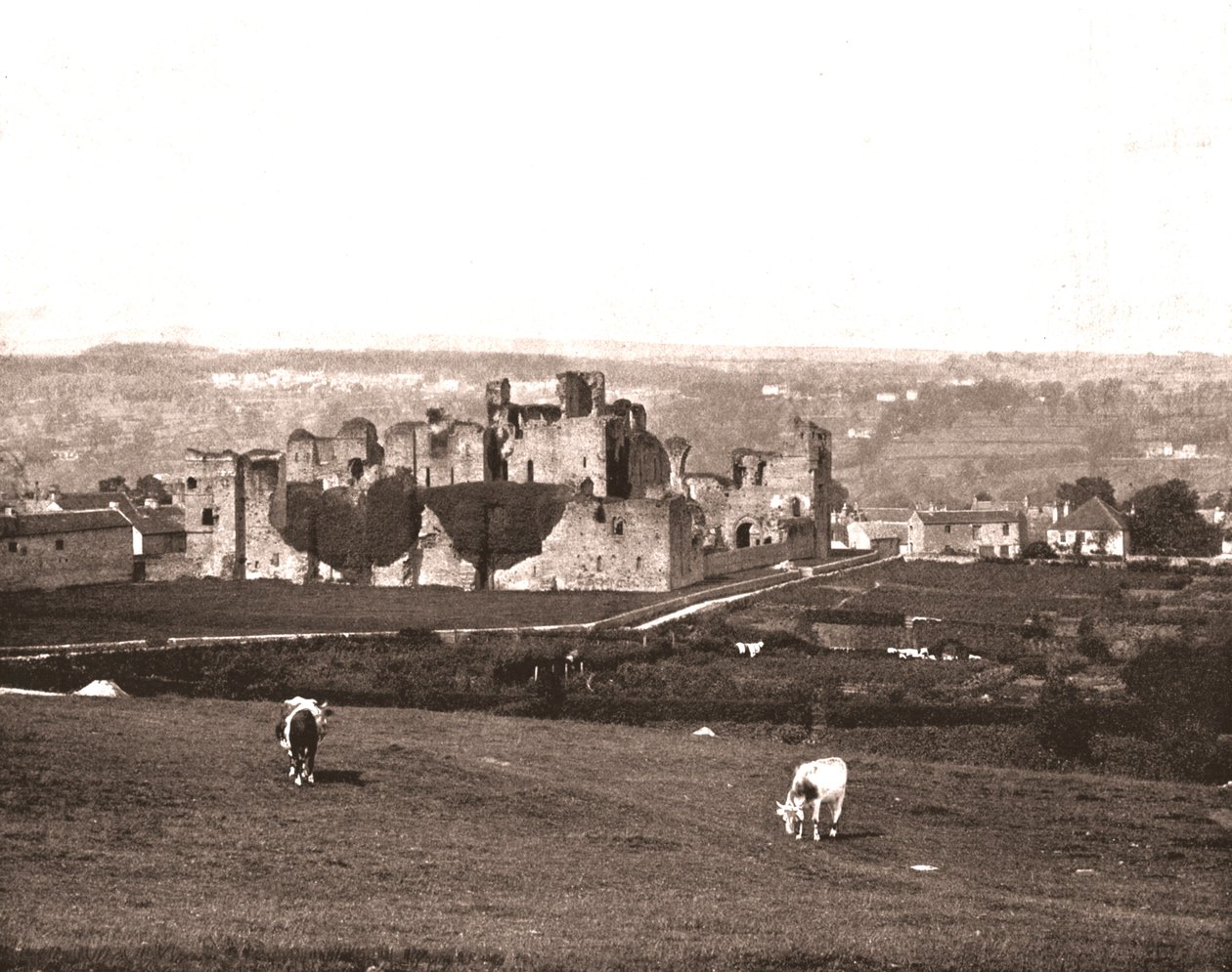 मिडिलम कैसल, यॉर्कशायर, 1894। द्वारा अज्ञात