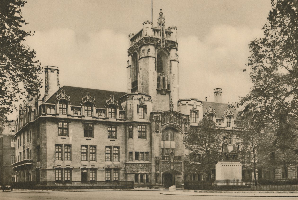 वेस्टमिंस्टर के प्राचीन अभयारण्य की साइट पर मिडलसेक्स गिल्डहॉल, c1935। द्वारा अज्ञात