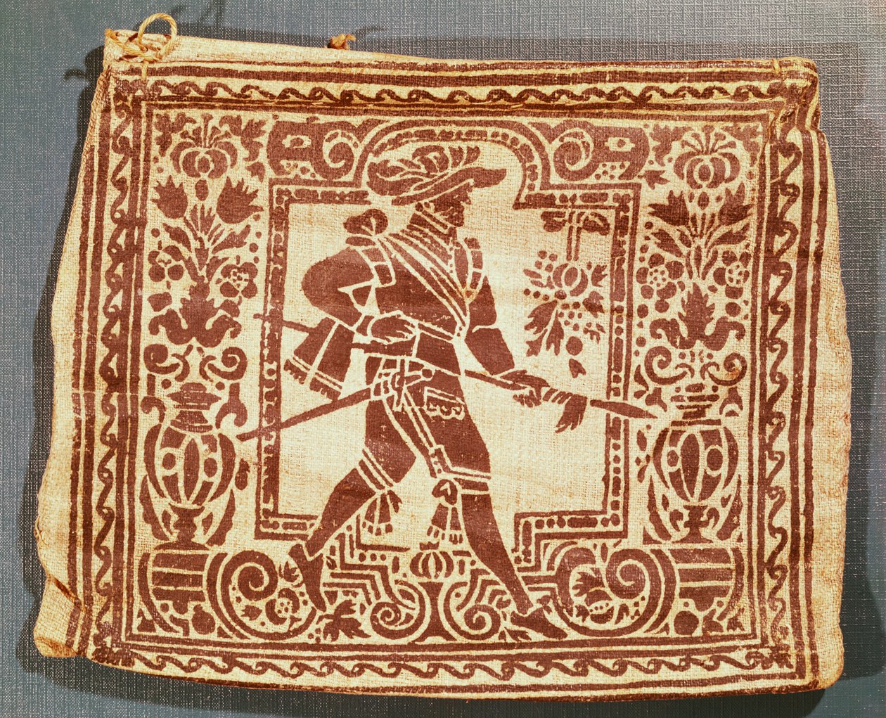 तीस साल के युद्ध (1618-48) (वस्त्र) की अवधि के दौरान सैन्य डाकिया का पत्र बोरी द्वारा अज्ञात