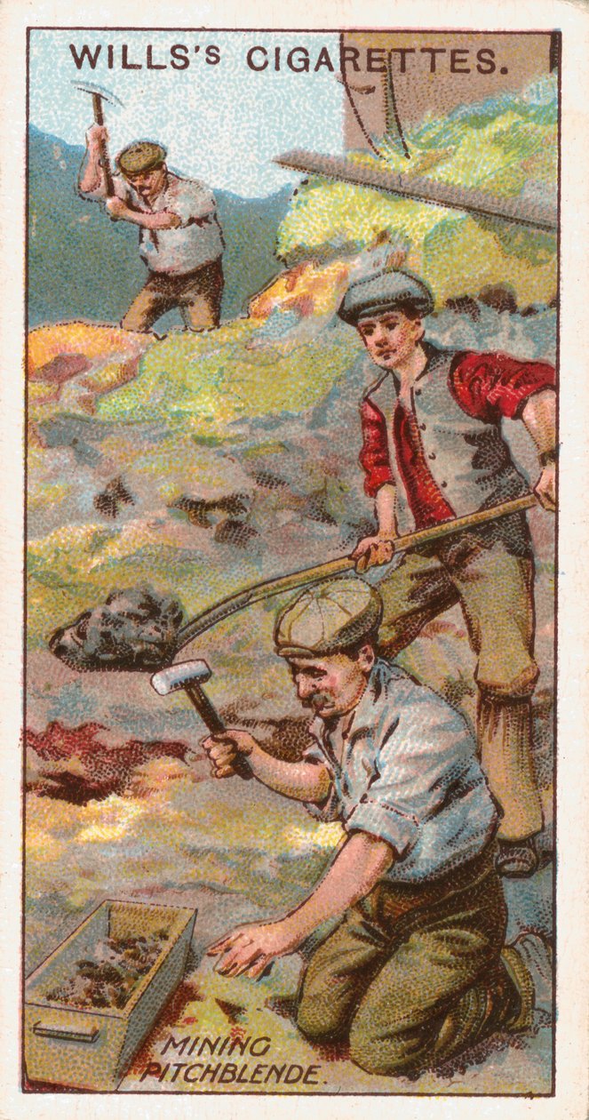 खनन पिचब्लेंडे, कॉर्नवॉल, इंग्लैंड, c1916 द्वारा अज्ञात