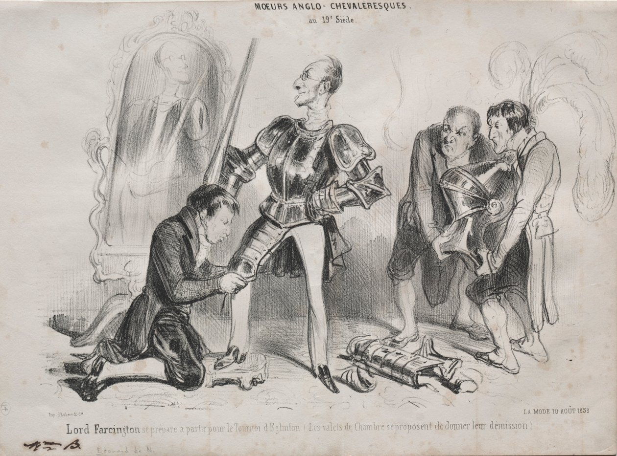 एंग्लो-chivalrous सीमा शुल्क, 1839। द्वारा अज्ञात