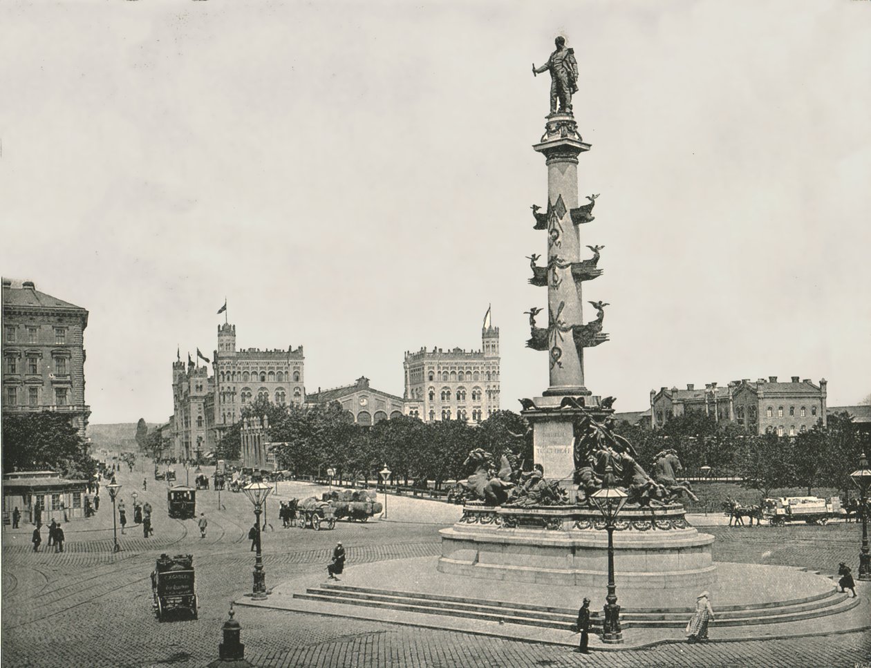 प्रेटस्टर्न, वियना, 1895 में विल्हेम वॉन तेगथॉफ के लिए स्मारक। द्वारा अज्ञात