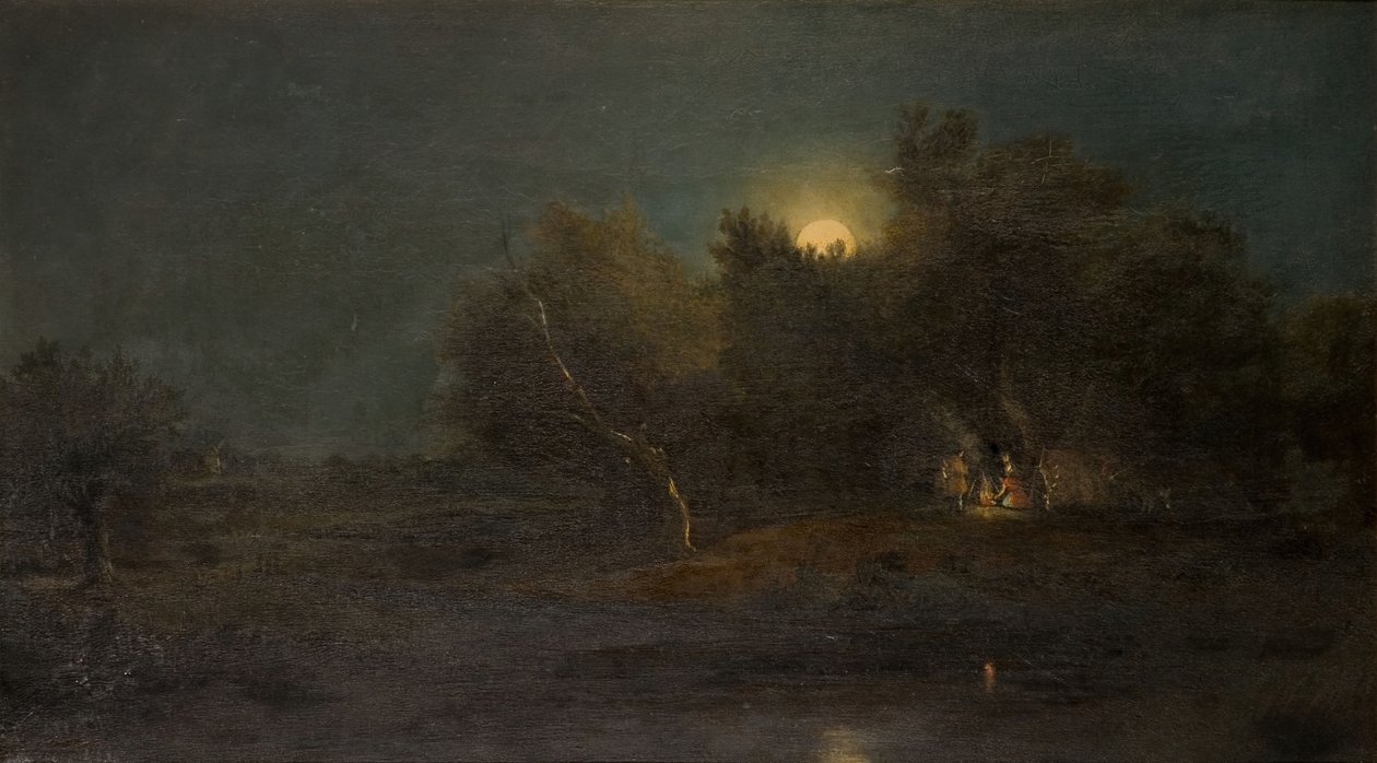 चांदनी दृश्य, 1800-1850। द्वारा अज्ञात