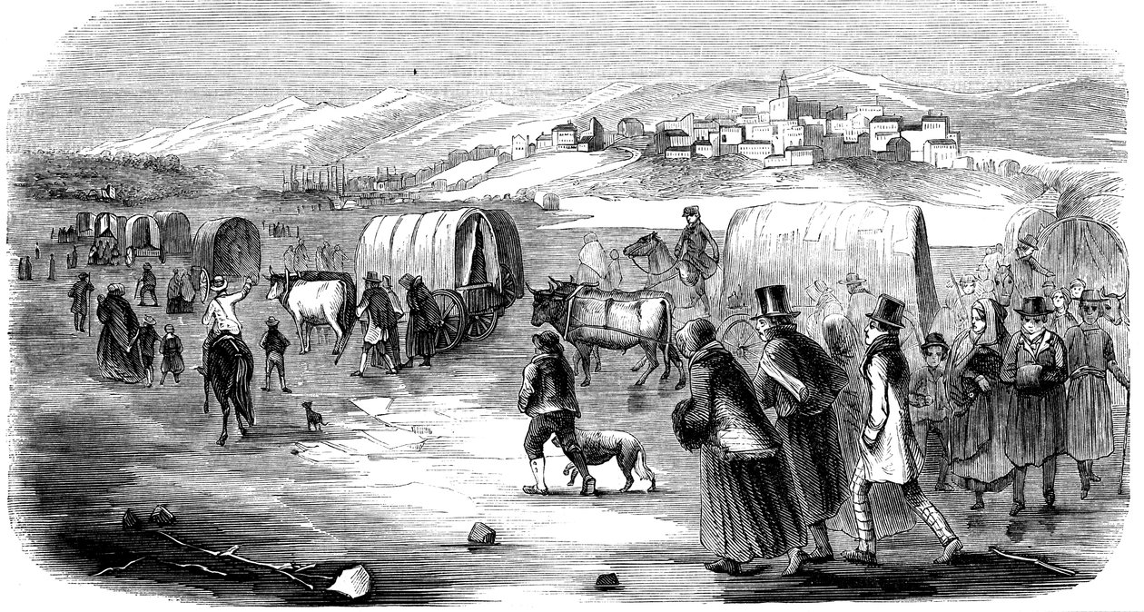 इलिनोइस से उटाह, 1846 1853 तक ट्रेक पर मॉर्मन द्वारा अज्ञात