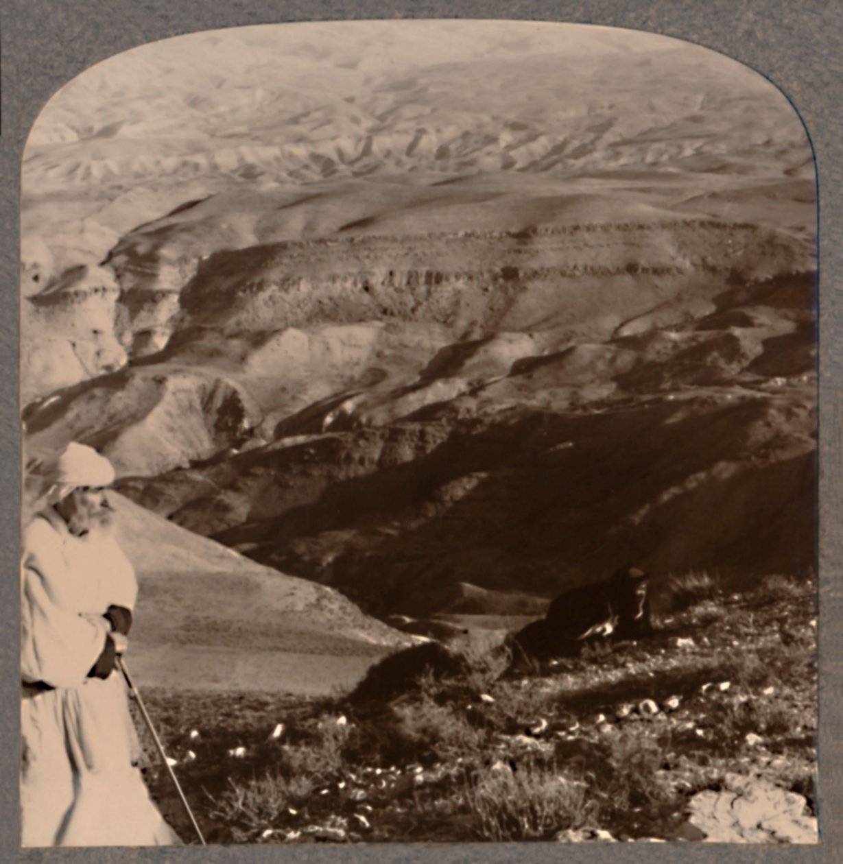 मूसा ने वादा भूमि का दृश्य, c1900 द्वारा अज्ञात