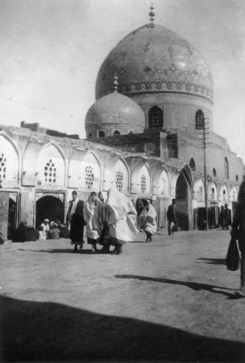 न्यू स्ट्रीट, बगदाद, इराक पर मस्जिद, 1917-1919 द्वारा अज्ञात