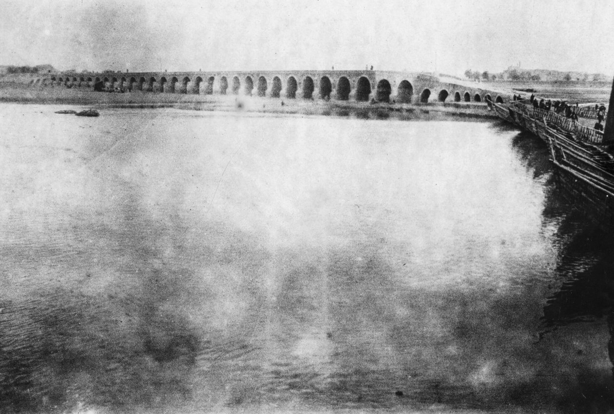 मोसुल पुल, मेसोपोटामिया, WWI, 1918 द्वारा अज्ञात