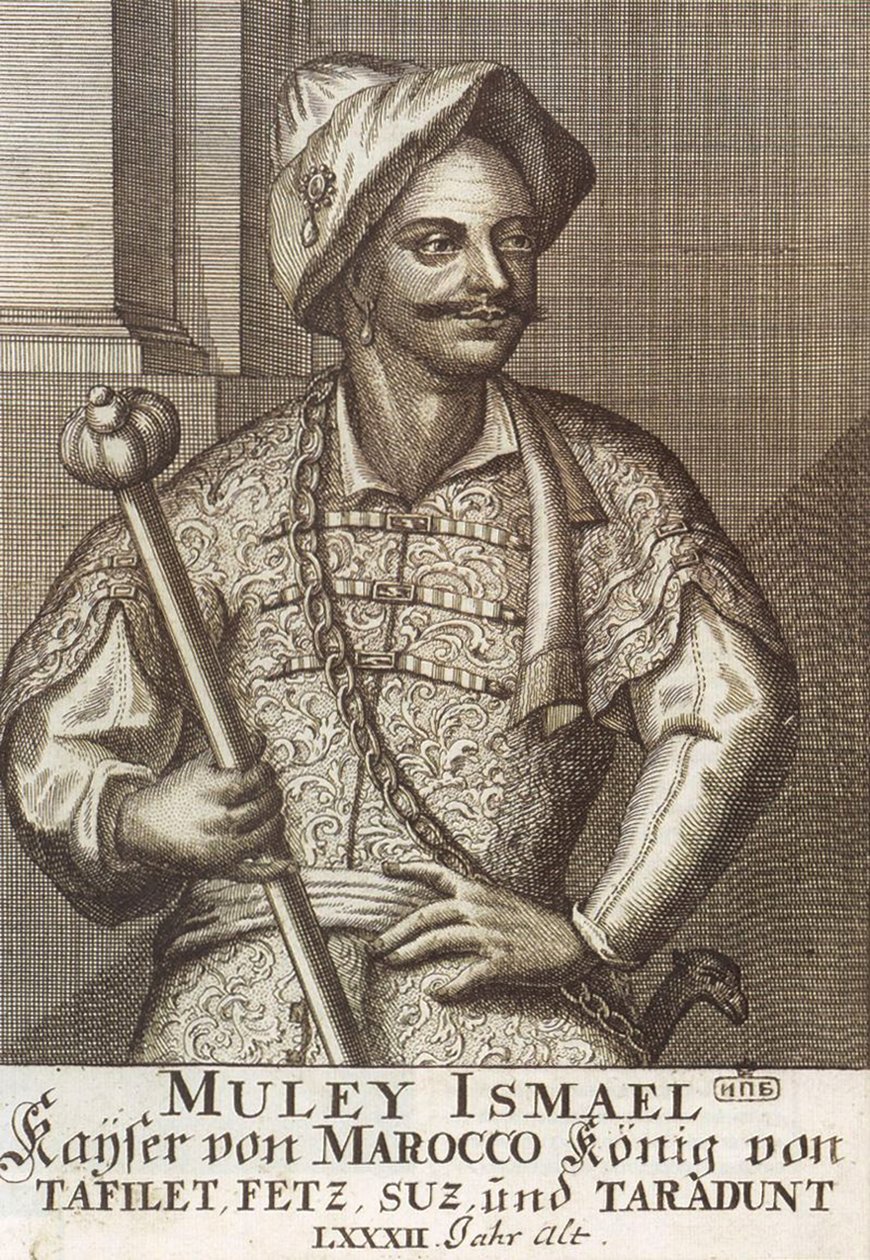 मौला इस्माइल इब्न शरीफ, मोरक्को का राजा, 1726 द्वारा अज्ञात