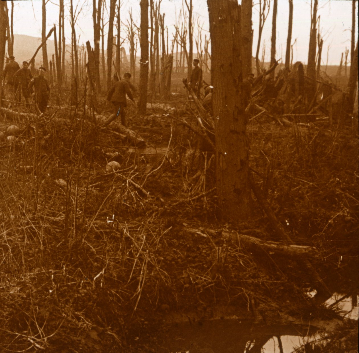 माउंट केमेल, फ्लैंडर्स, बेल्जियम, c1914-c1918 द्वारा अज्ञात