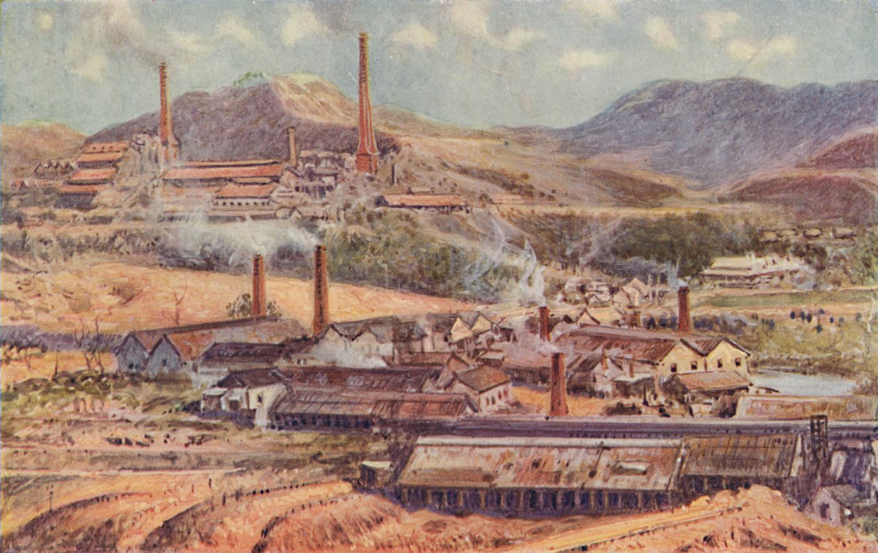माउंट मॉर्गन माइंस, क्वींसलैंड, 1923। द्वारा अज्ञात
