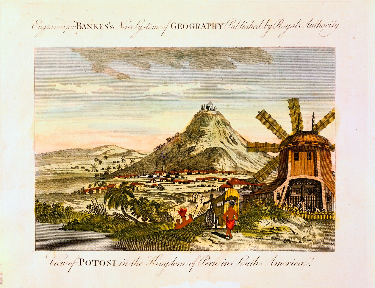 माउंट पोटोसी, बोलीविया, c1788। द्वारा अज्ञात