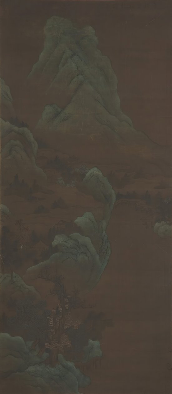 पहाड़ी दृश्य. द्वारा अज्ञात