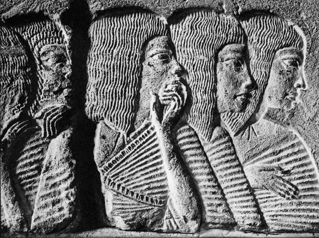 एक मेम्फाइट उच्च पुजारी के अंतिम संस्कार में शोक मनाने वाले, c1350 ईसा पूर्व 1936 द्वारा अज्ञात