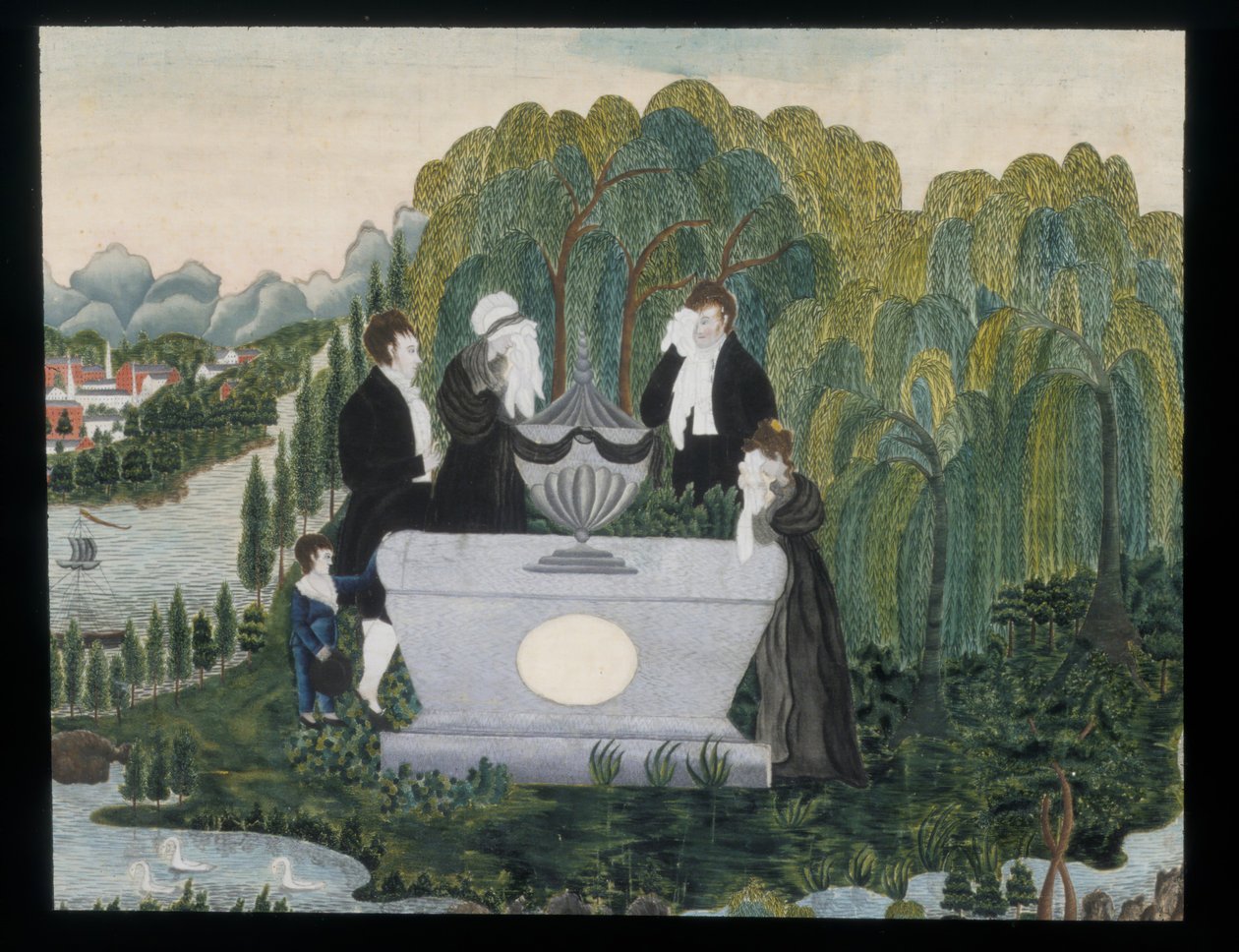 शोक चित्र, ca. 1810। द्वारा अज्ञात