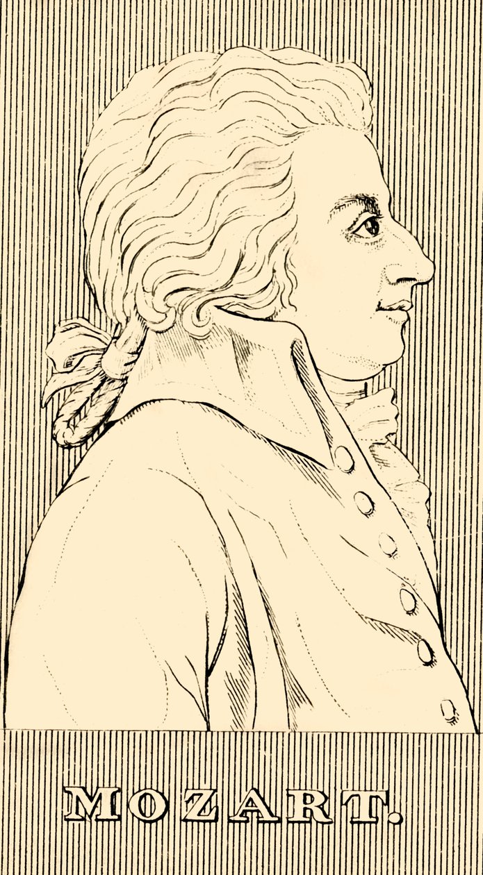 मोजार्ट, 1756-1791, 1830। द्वारा अज्ञात