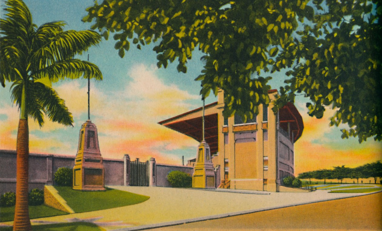 नगरपालिका स्टेडियम, बैरेंक्विला, c1940s द्वारा अज्ञात
