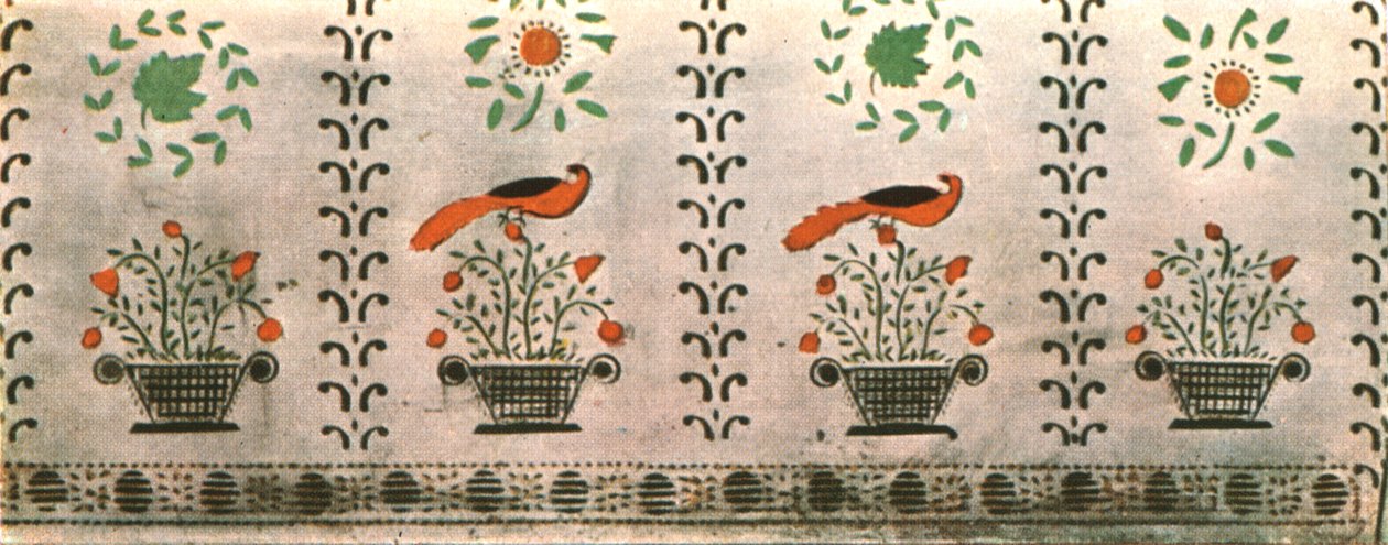 ग्रांट फैमिली हाउस, सैको, मेन, यूएसए, 1928 में भित्ति चित्र। द्वारा अज्ञात