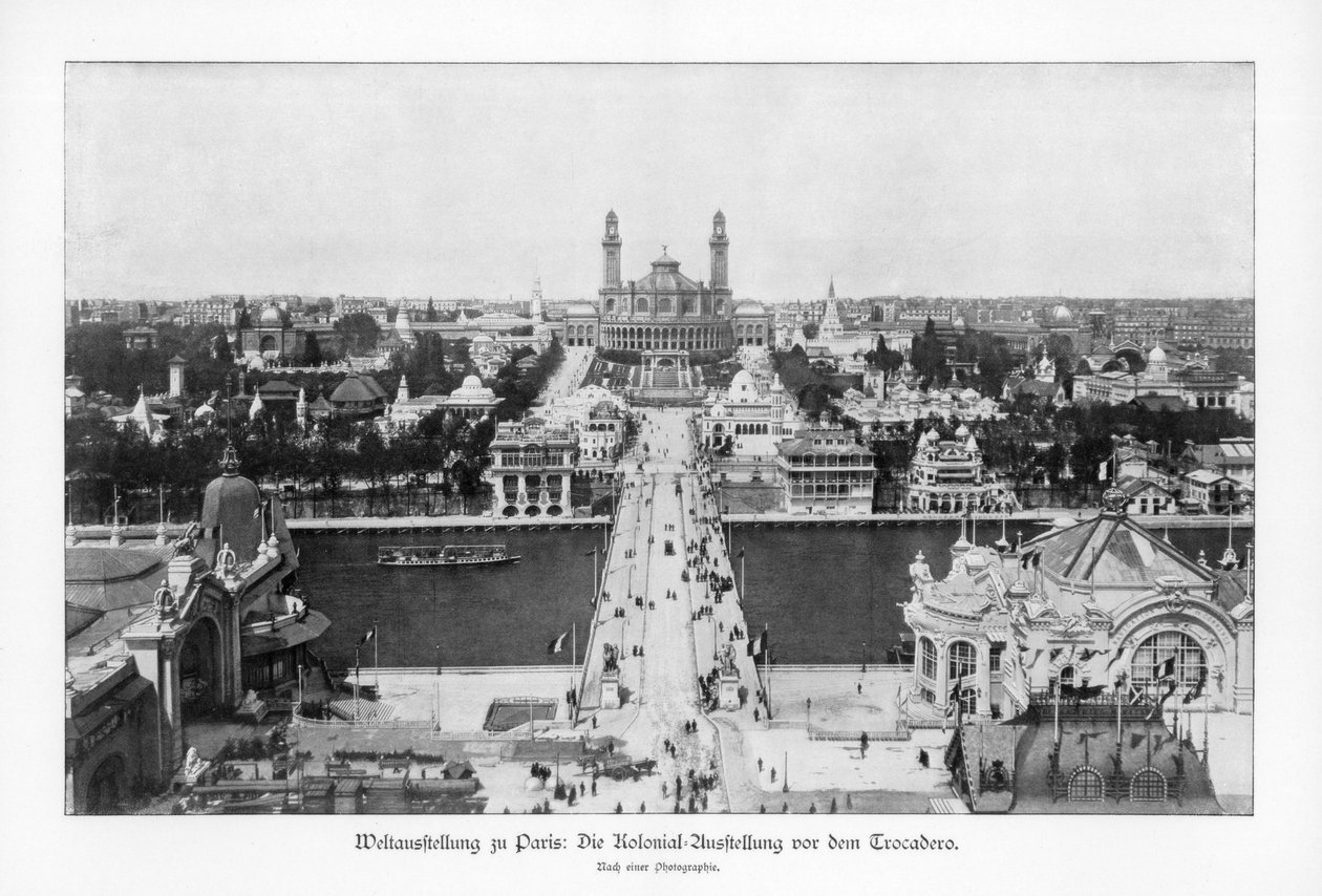 कालोनियों का संग्रहालय, Trocadero, पेरिस विश्व प्रदर्शनी, 1889, 1900 द्वारा अज्ञात