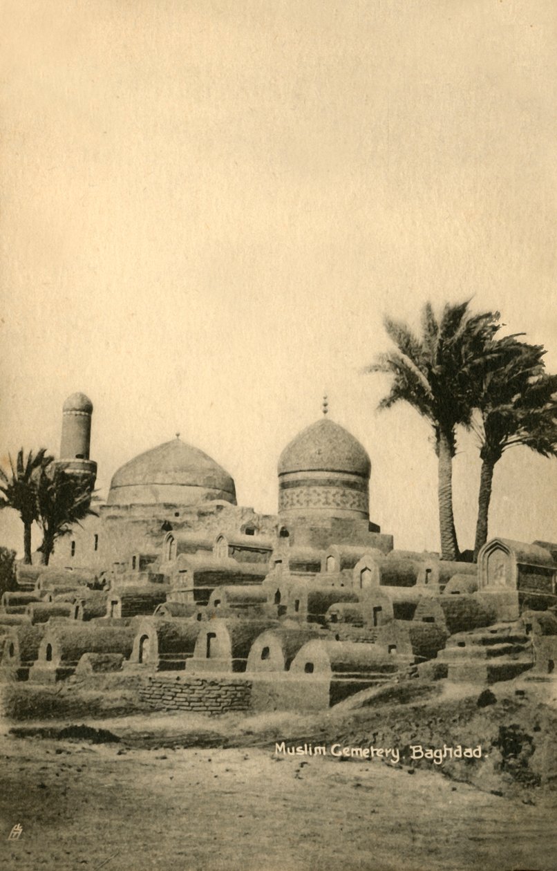 मुस्लिम कब्रिस्तान, बगदाद, c1918-c1939। द्वारा अज्ञात