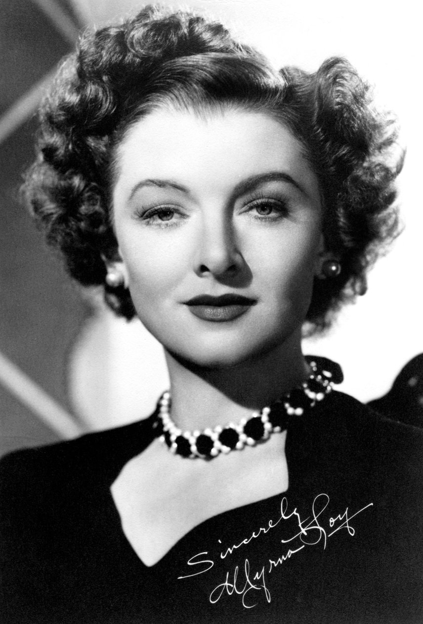 Myrna Loy 1905-1993, अमेरिकी अभिनेत्री, c1930s-c1940s द्वारा अज्ञात