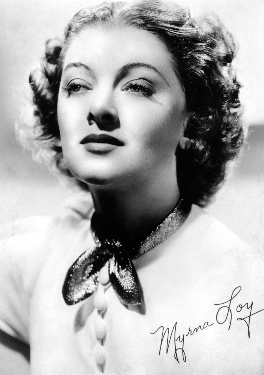 Myrna Loy 1905-1993, अमेरिकी अभिनेत्री, c1930s-c1940s द्वारा अज्ञात