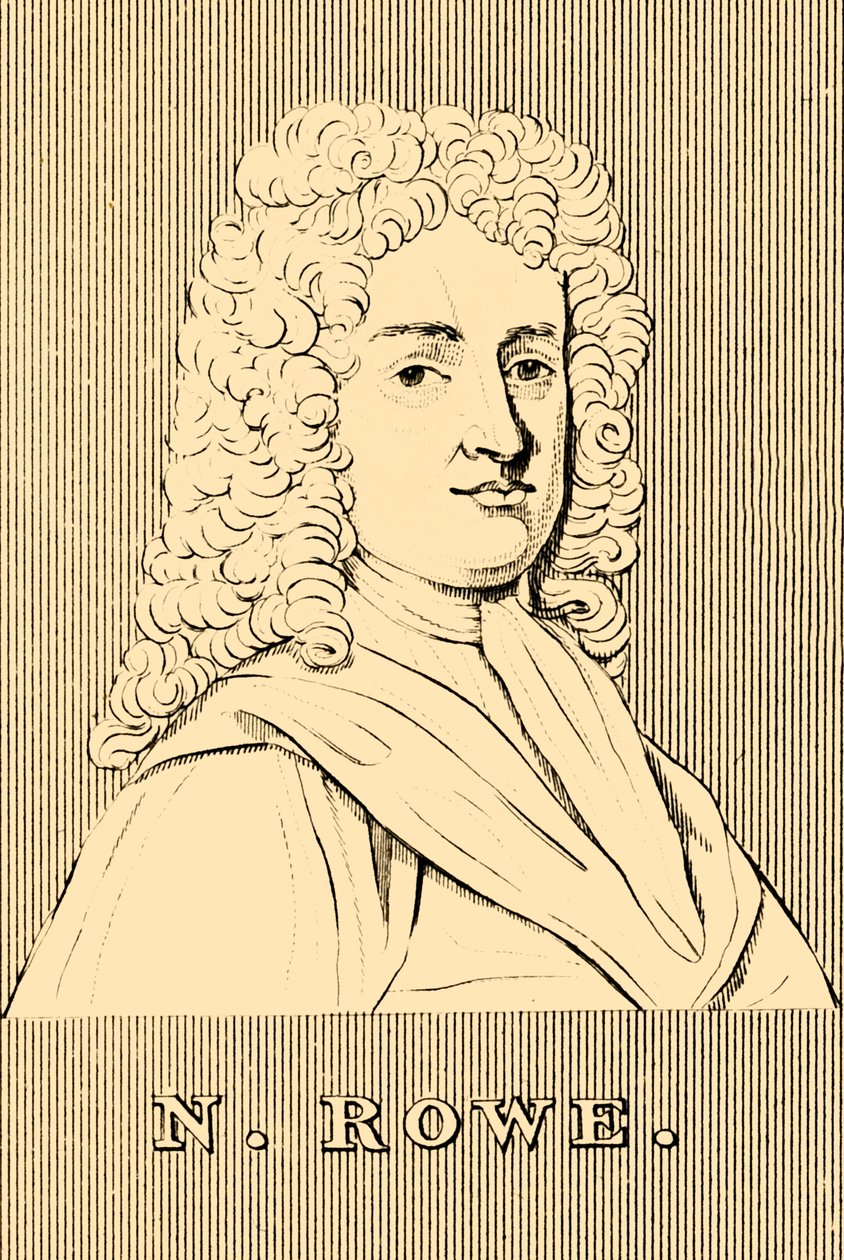 एन। रोवे, 1674-1718, 1830। द्वारा अज्ञात