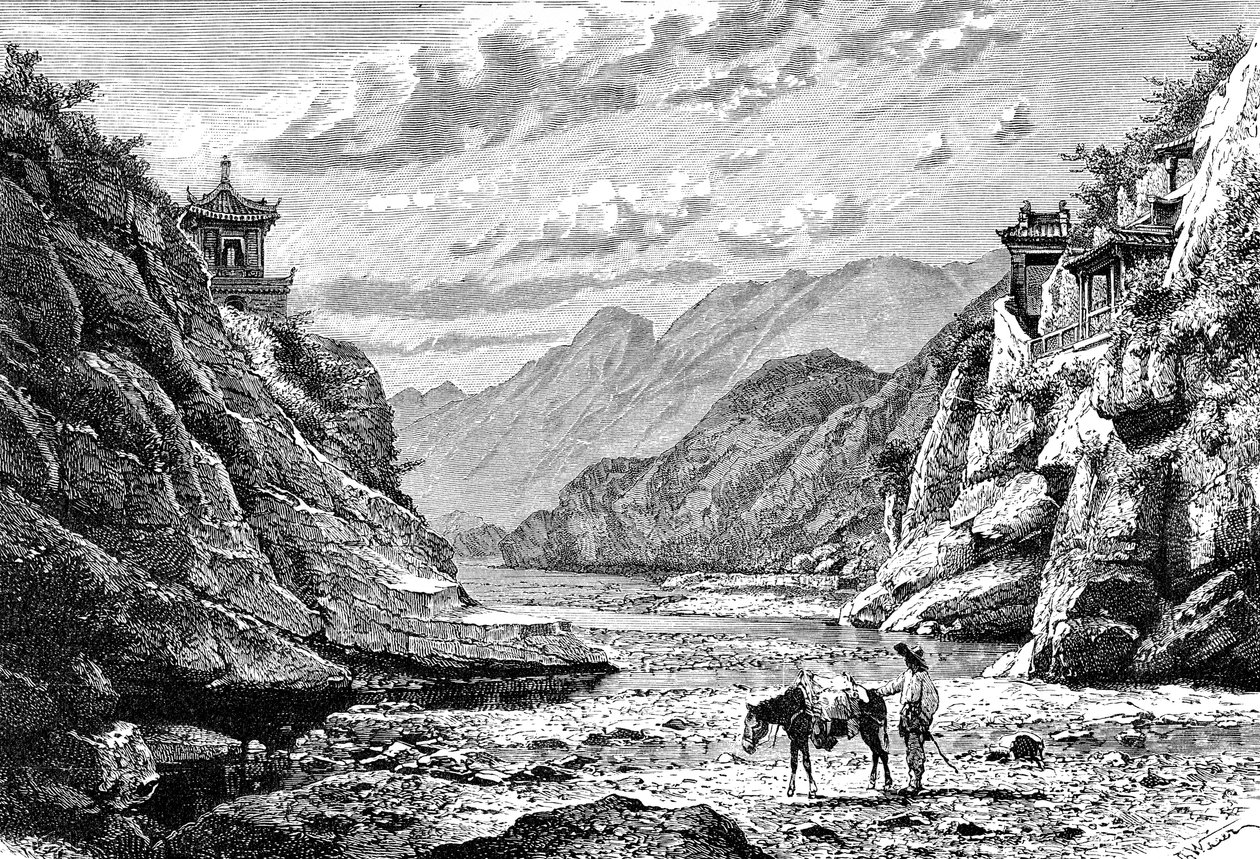 नान-कोव, गेट ऑफ द ग्रेट वॉल, पाटा-लिंग से, c1890 द्वारा अज्ञात