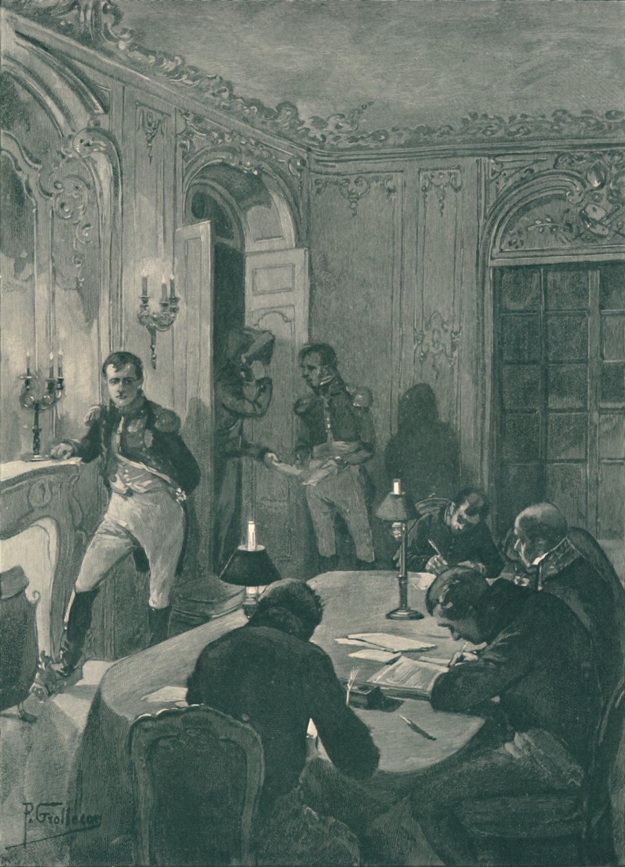 नेपोलियन डिक्टेटिंग टू हिज सेक्रेटरी, 1896 द्वारा अज्ञात