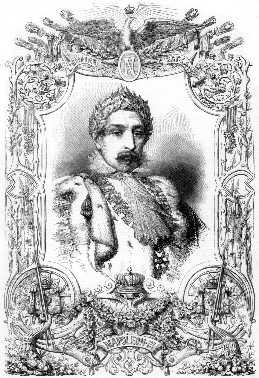 नेपोलियन III, फ्रांस के सम्राट, 1853 द्वारा अज्ञात