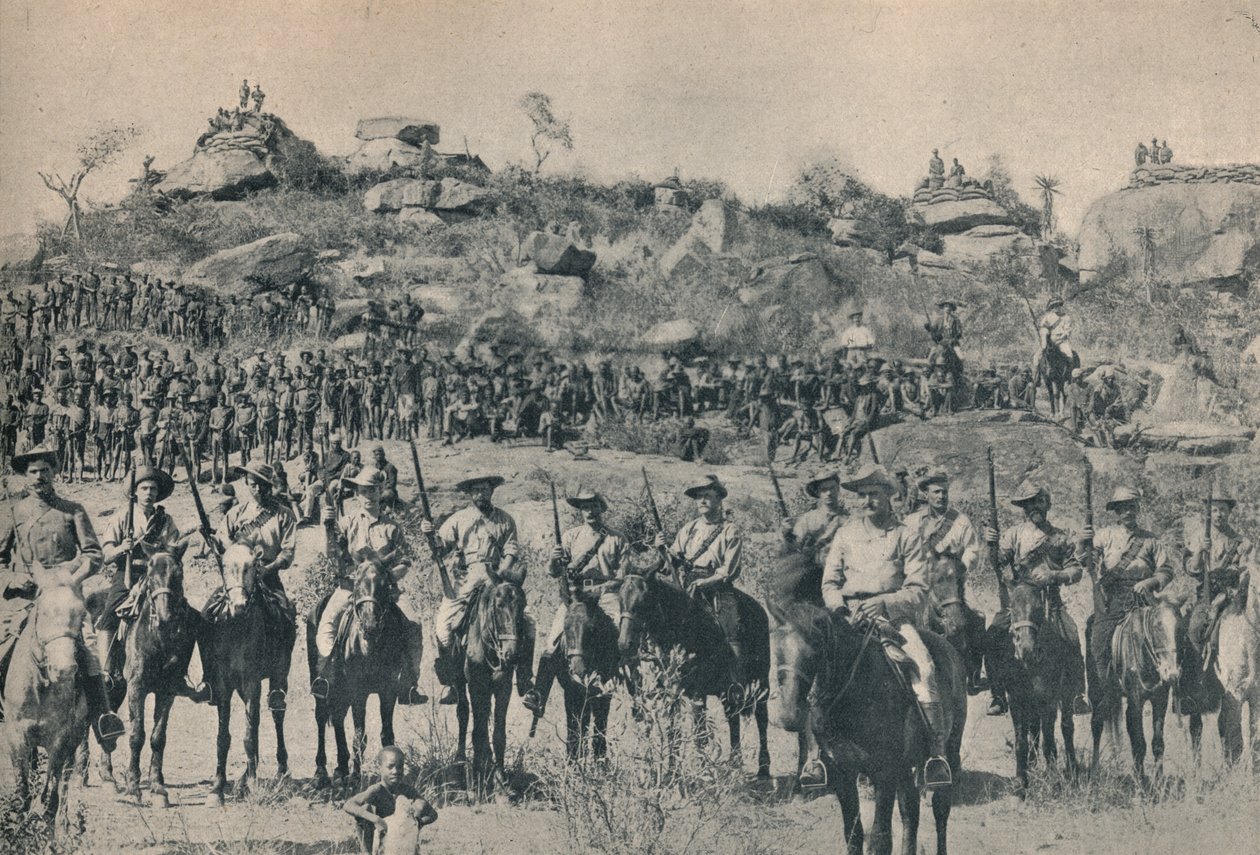 नेटल वालंटियर्स, c1900। द्वारा अज्ञात