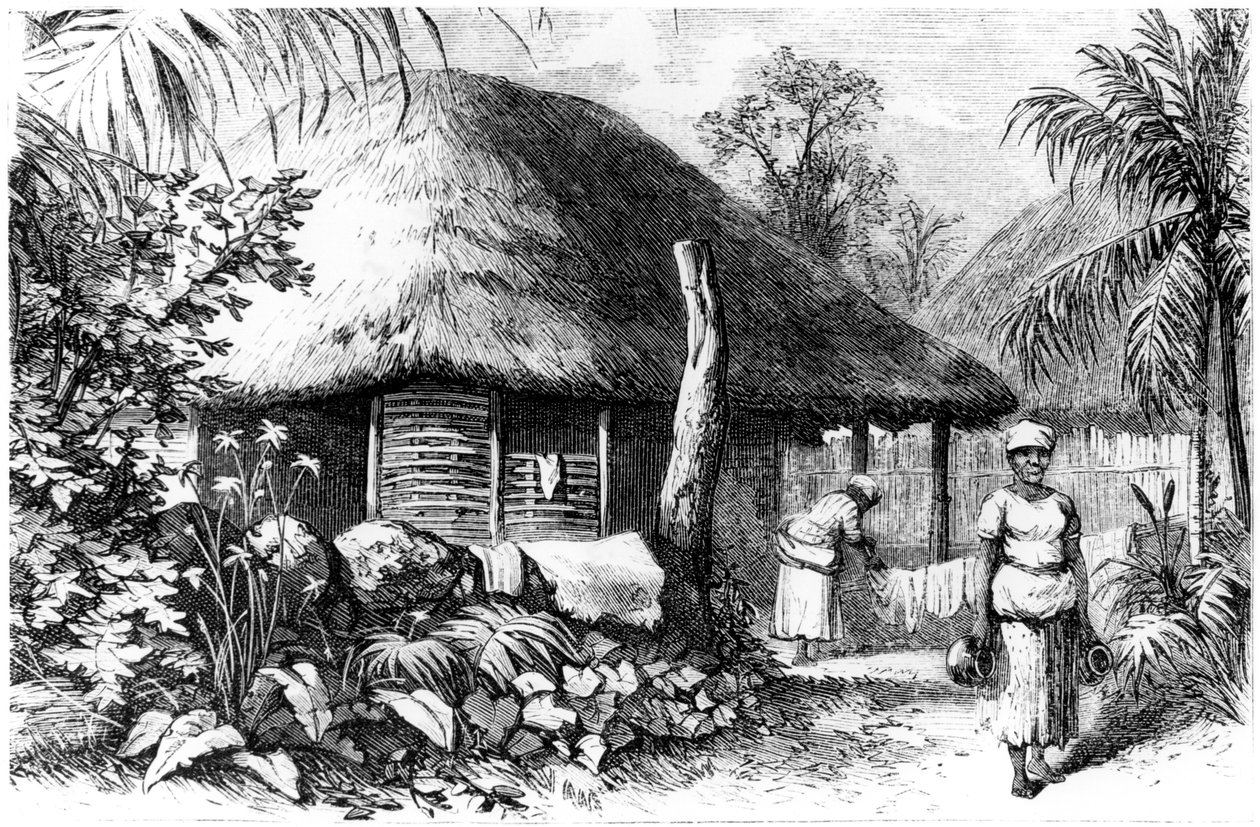 मूल निवासी, सेंटो डोमिंगो, 1873 द्वारा अज्ञात