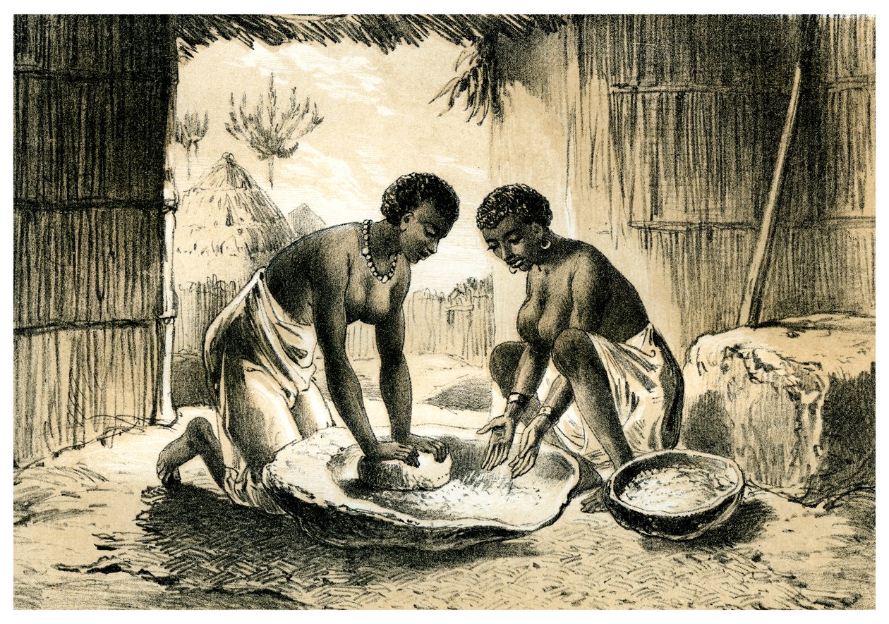 नेटिव मेकिंग पोम्बे, 1883 द्वारा अज्ञात