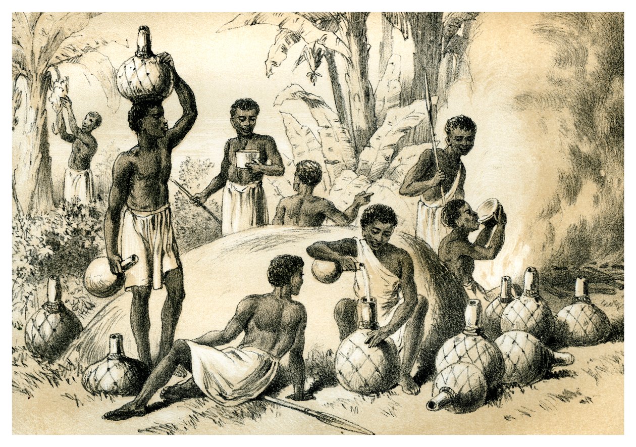 नेटिव मेकिंग पोम्बे, 1883 द्वारा अज्ञात
