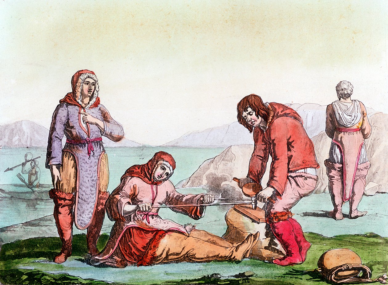 आर्कटिक के मूल निवासी, 1825-1835 द्वारा अज्ञात