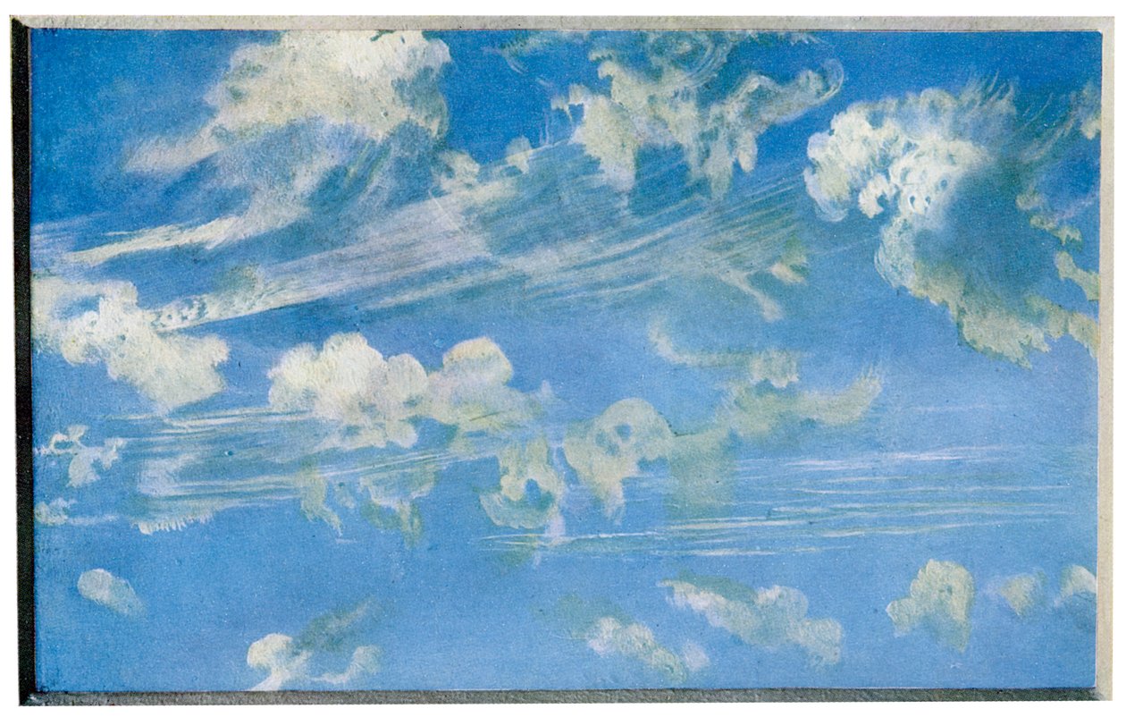 प्रकृति: बादल अध्ययन, c1822 1956 द्वारा अज्ञात