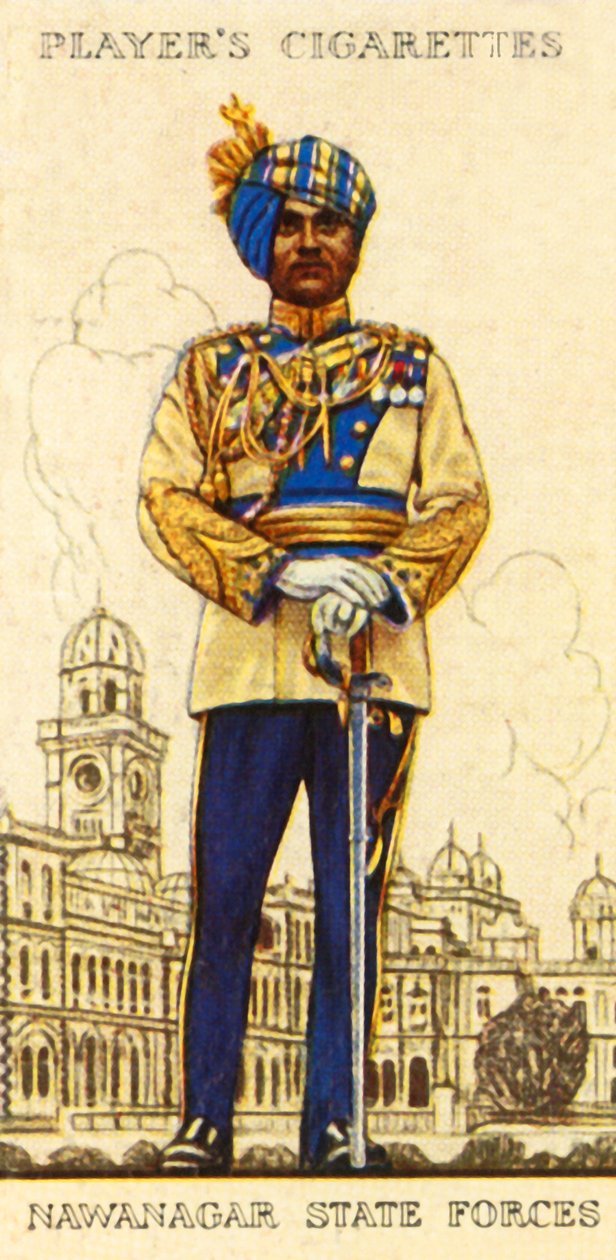 नवानगर राज्य बल, 1936। द्वारा अज्ञात