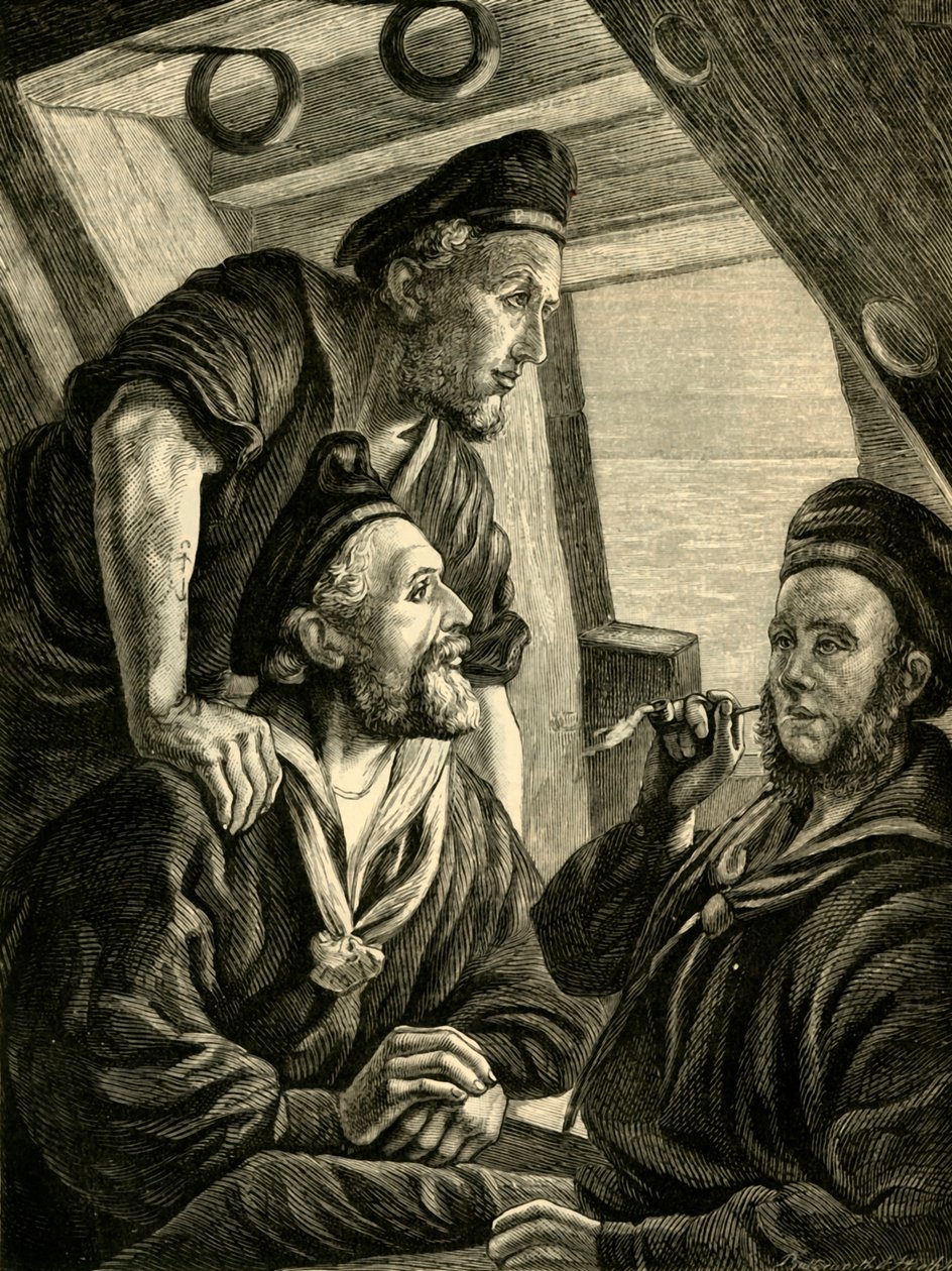 घर के पास, 1881। द्वारा अज्ञात