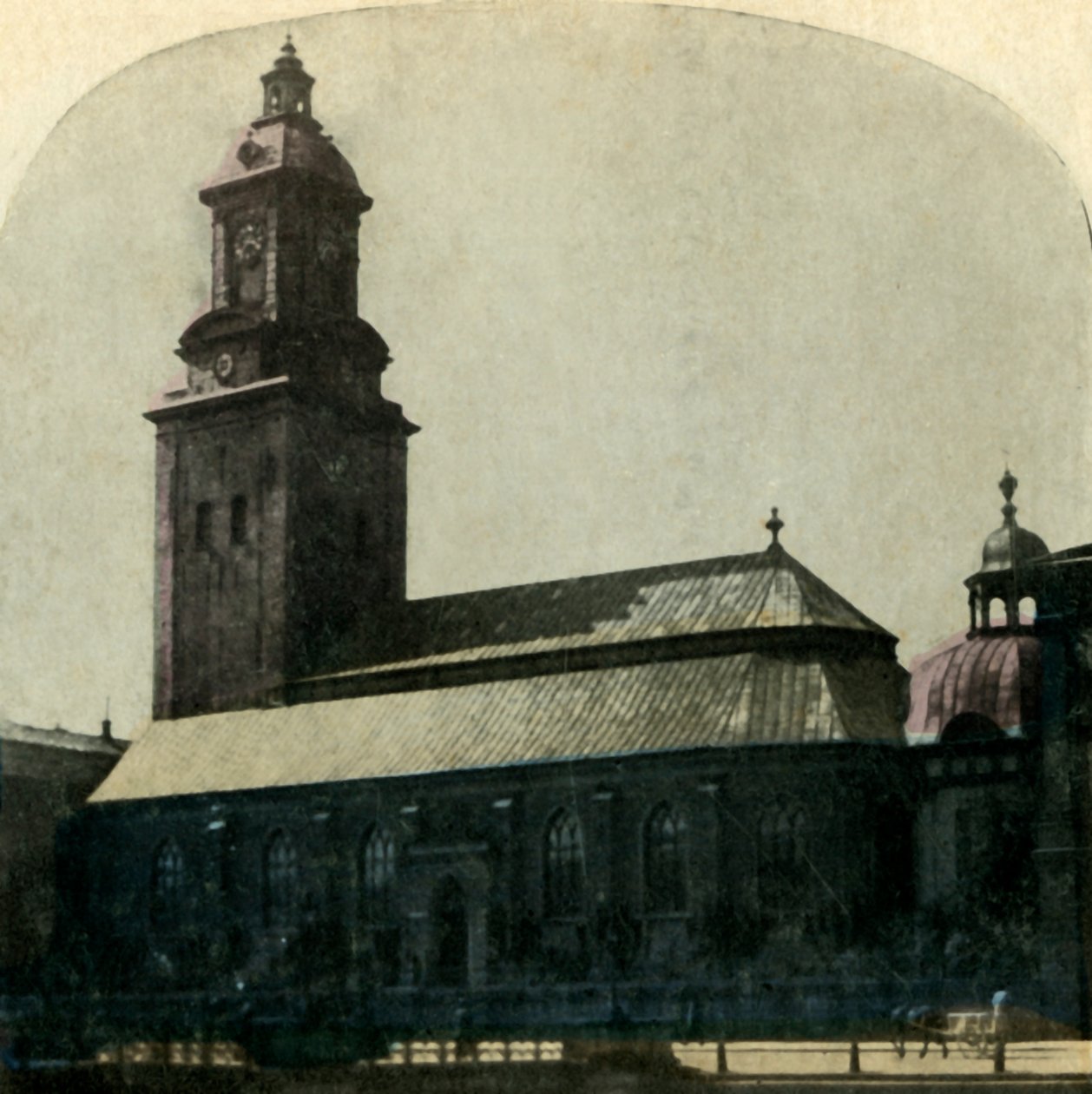 न्यू चर्च, बर्गन, नॉर्वे, c1900। द्वारा अज्ञात