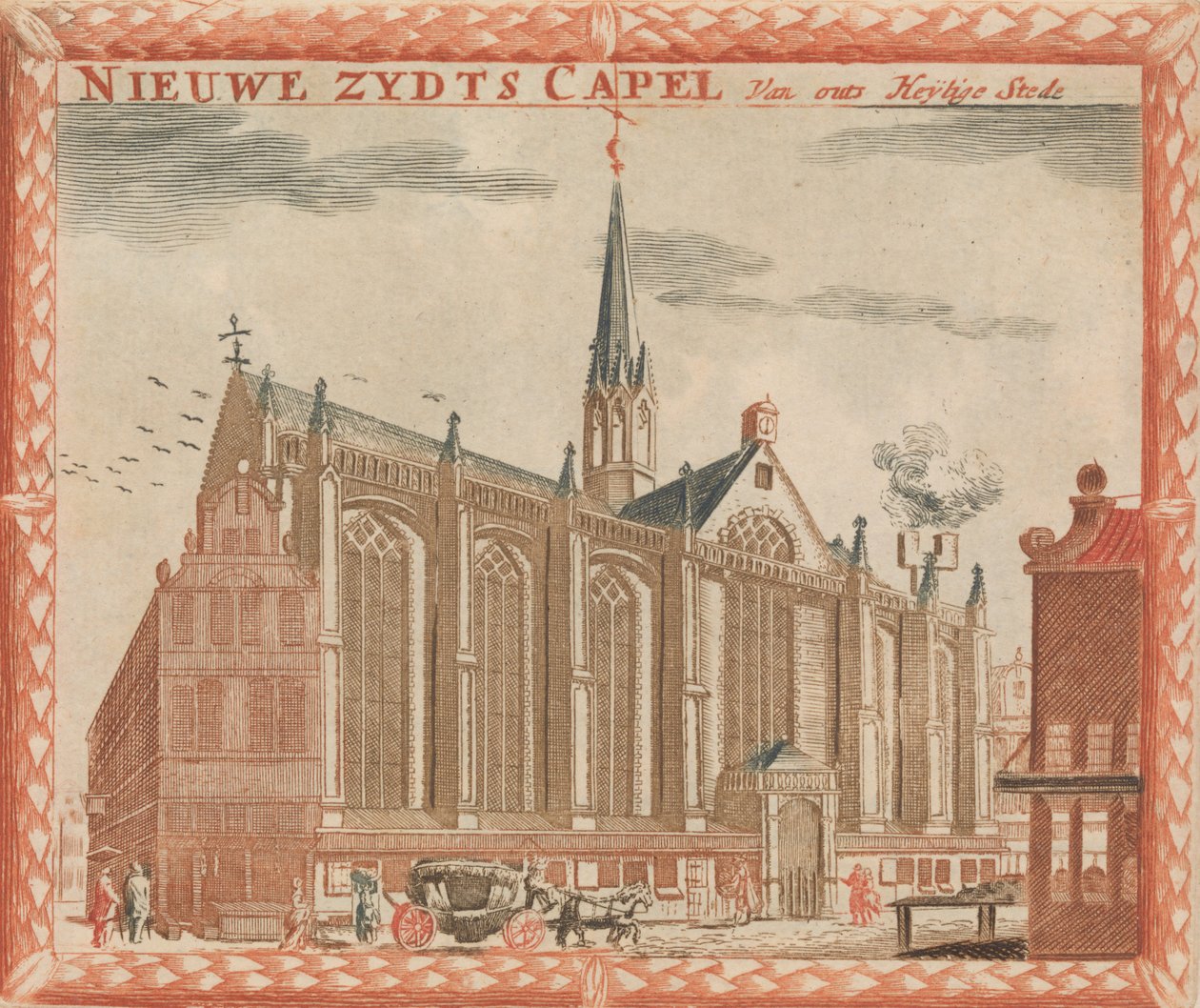 Nieuwe Zydts Capel', में: Tooneel Der Main Dutch Houses, En Lust Hoven, To T ..., nd. द्वारा अज्ञात