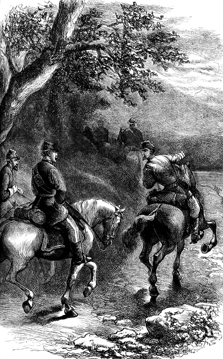 हरपर्स फेरी, वर्जीनिया, c1861 c1880 पर नाइट मार्च द्वारा अज्ञात